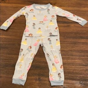 Pottery barn kids princess pajamas